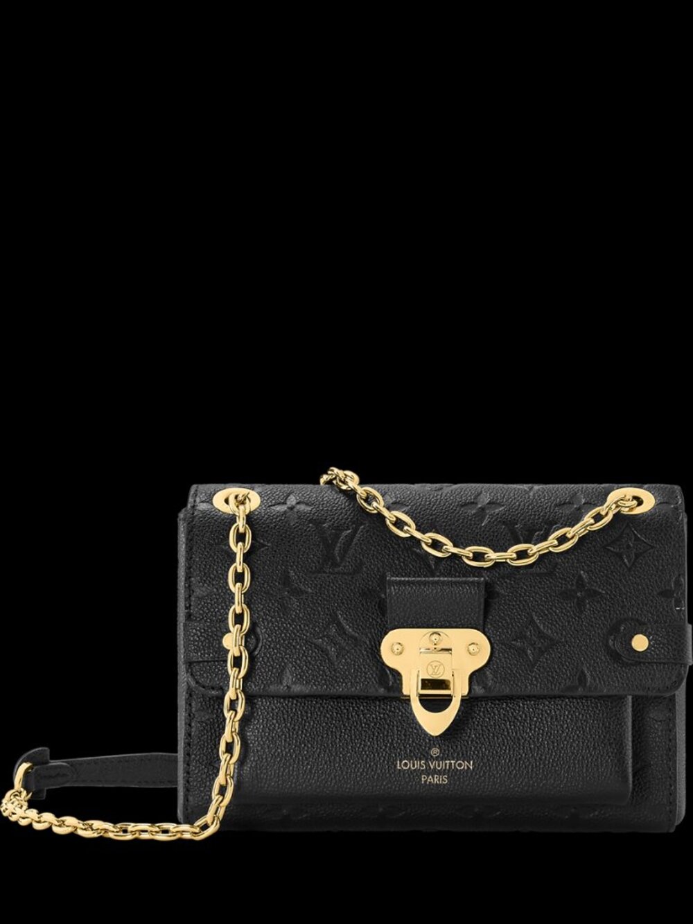 Louis Vuitton Vavin BB Monogram Empreinte Leather Noir Black Crossbody M44550